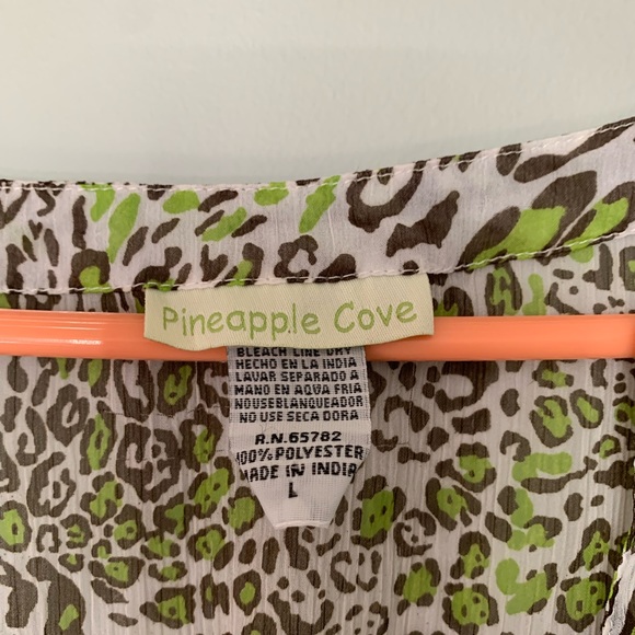 Pineapple Cove Swimsuit Cover Sz L - Picture 6 of 7